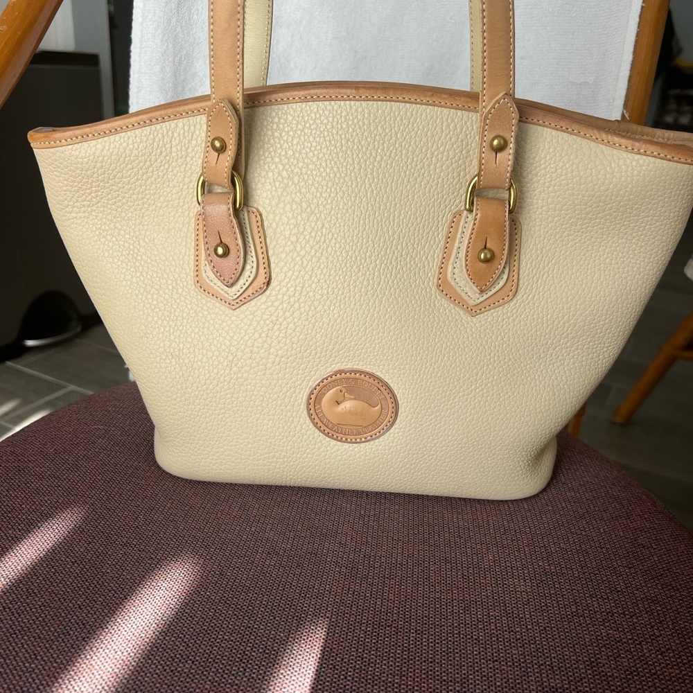 Dooney & Bourke Bone P138 Small Stephanie Tote Bag
